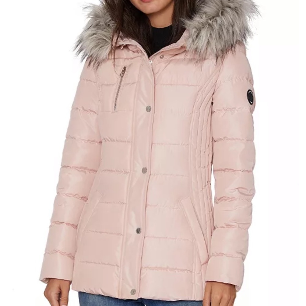Pink Nautica Puffer Jacket